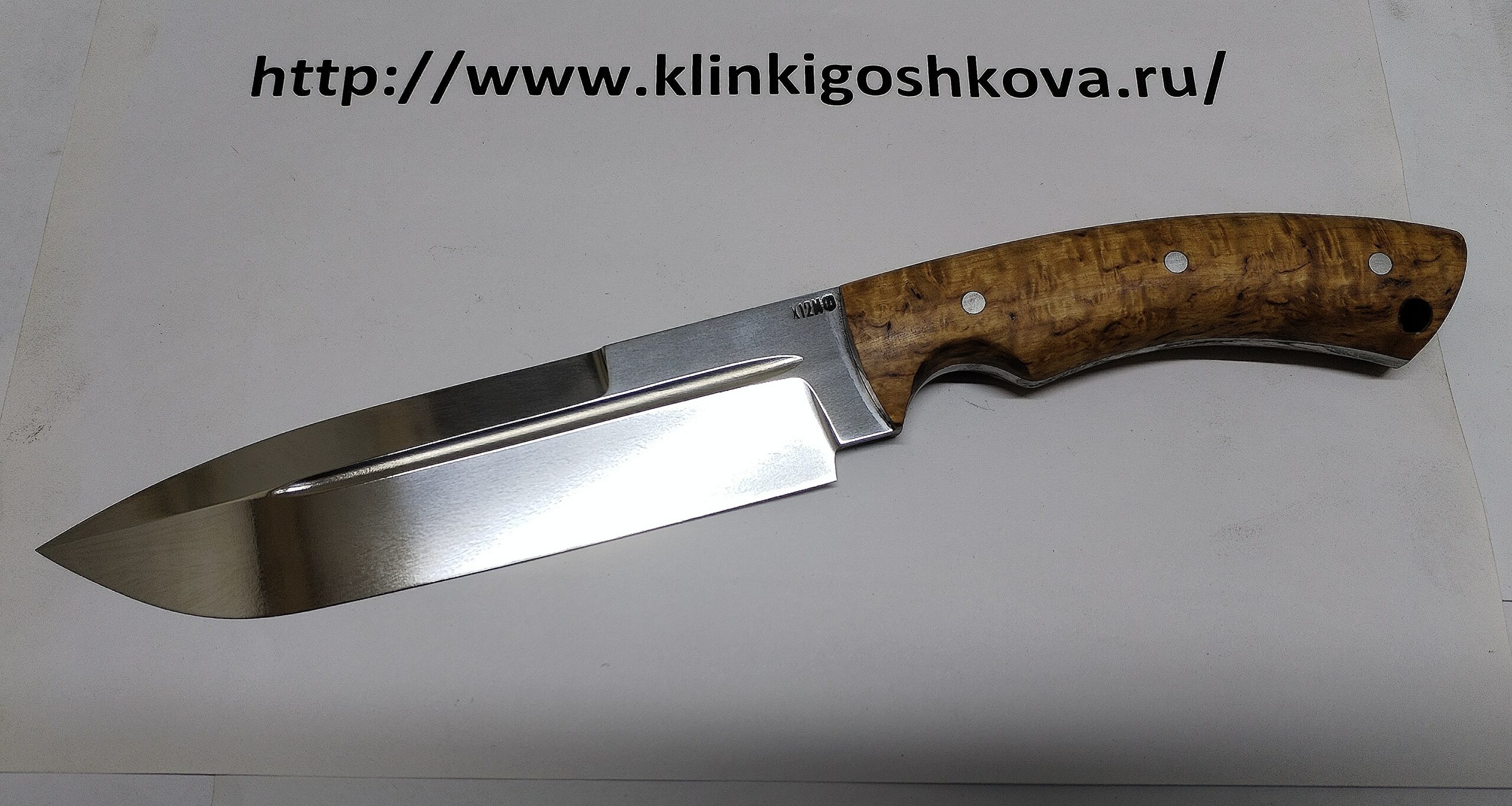 Нож для охоты(цельнометаллический) НО-15 из стали Х12МФ