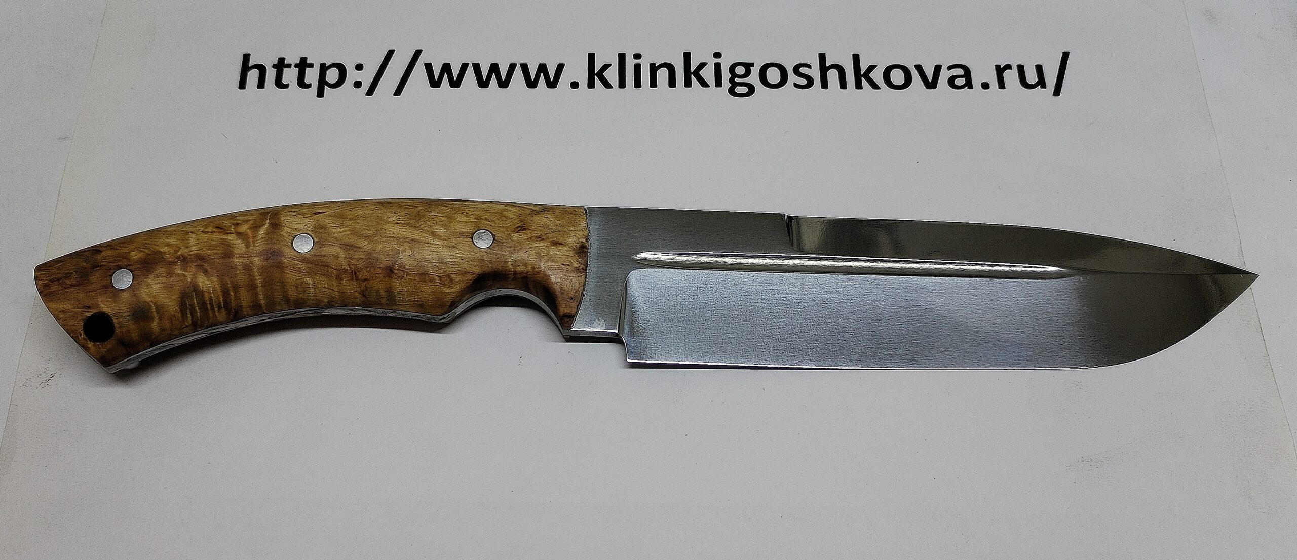 Нож для охоты(цельнометаллический) НО-15 из стали Х12МФ — изображение 2